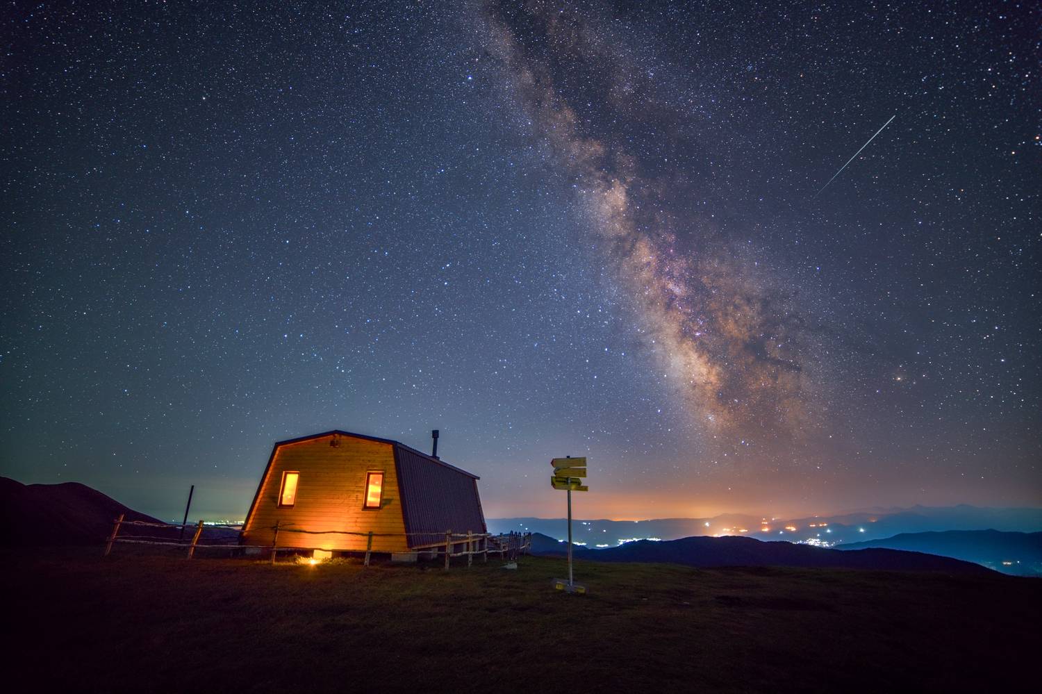 #milkyway, #landscape, #night, Saba Gloveli