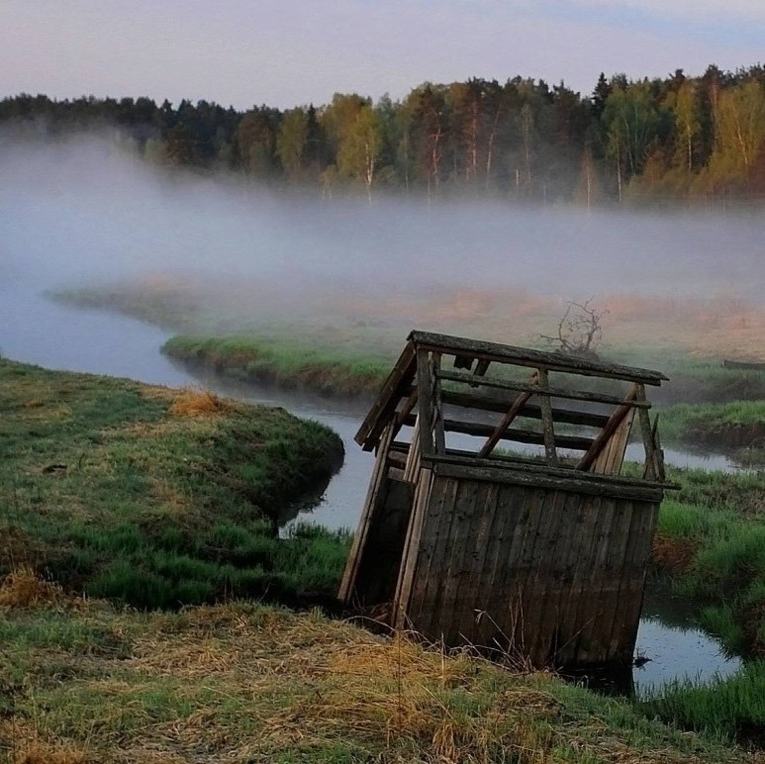 река, туман, молоко, Василий Черкасский