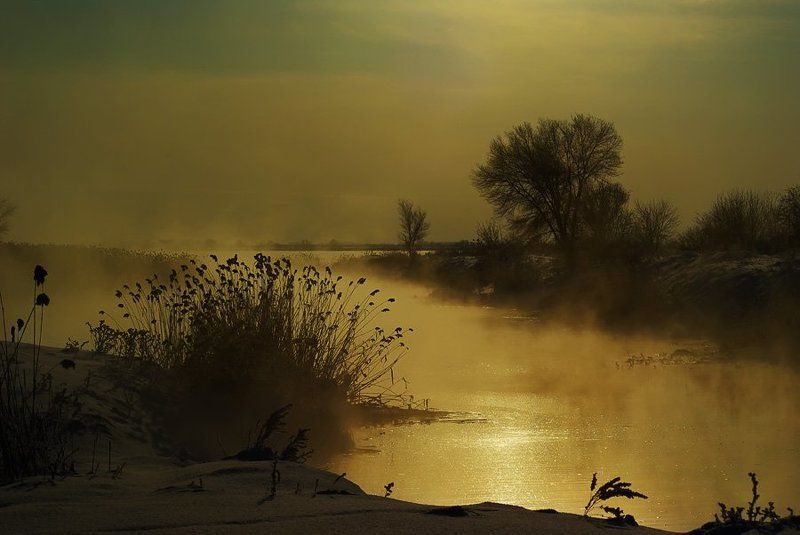 природа, зауралье Зимняя жара фото превью