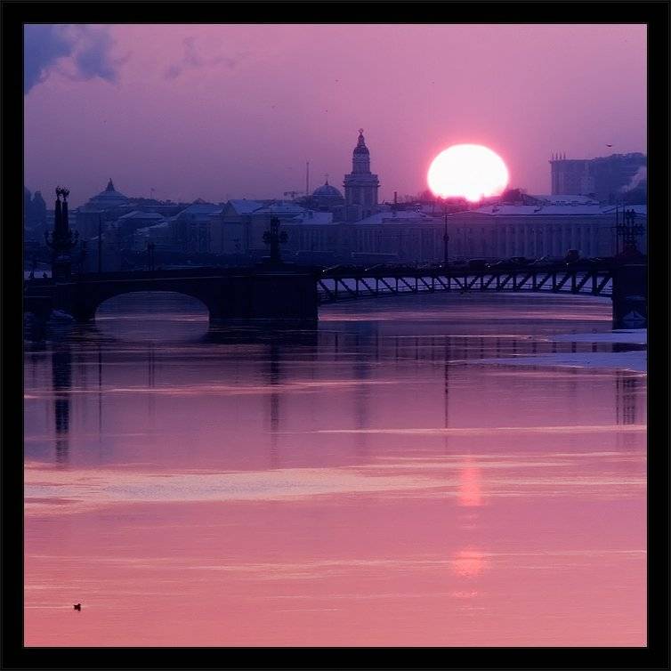 петербург, центр, нева, закат, Kirill Shapovalov