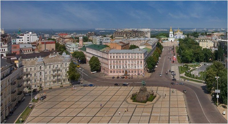 киев, собор, площадь Софиевская площадь фото превью