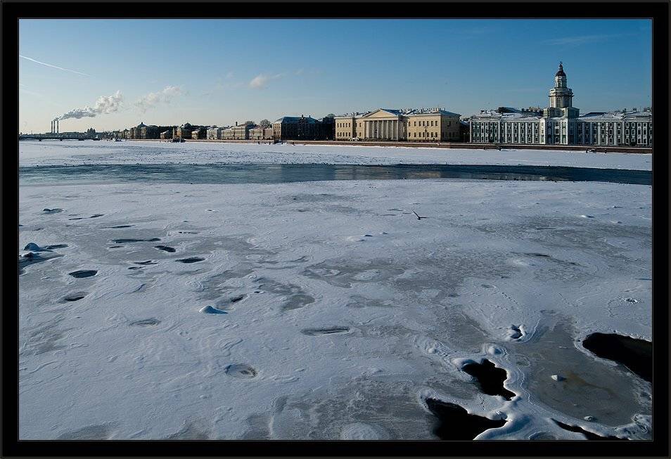 петербург, центр, нева, кунсткамера, зима, Kirill Shapovalov