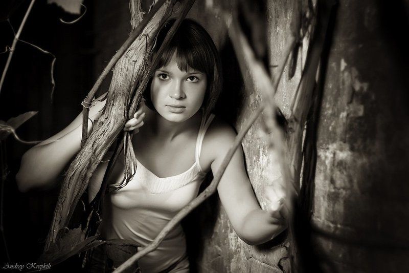 таня, портрет, чб Таня фото превью