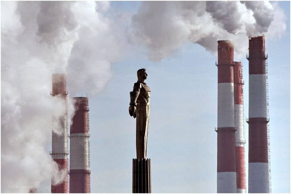 город, москва, гагарин, трубы, дым, пар, кулешов евгений,, Кулешов Евгений