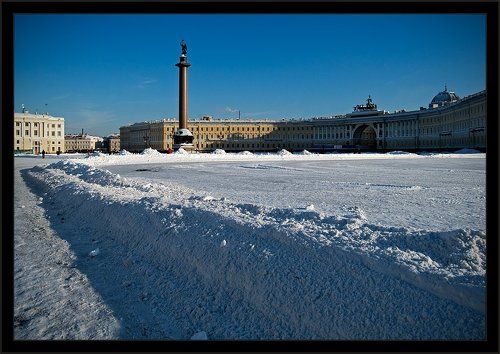 Зимняя питерская открытка