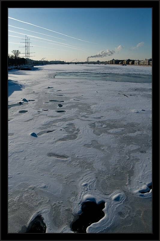 петербург, центр, нева, зима, Kirill Shapovalov