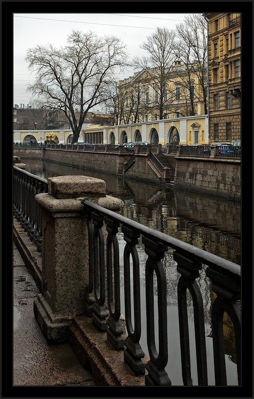 петербург, центр, канал грибоедова Пасмурная питерская зарисовка фото превью