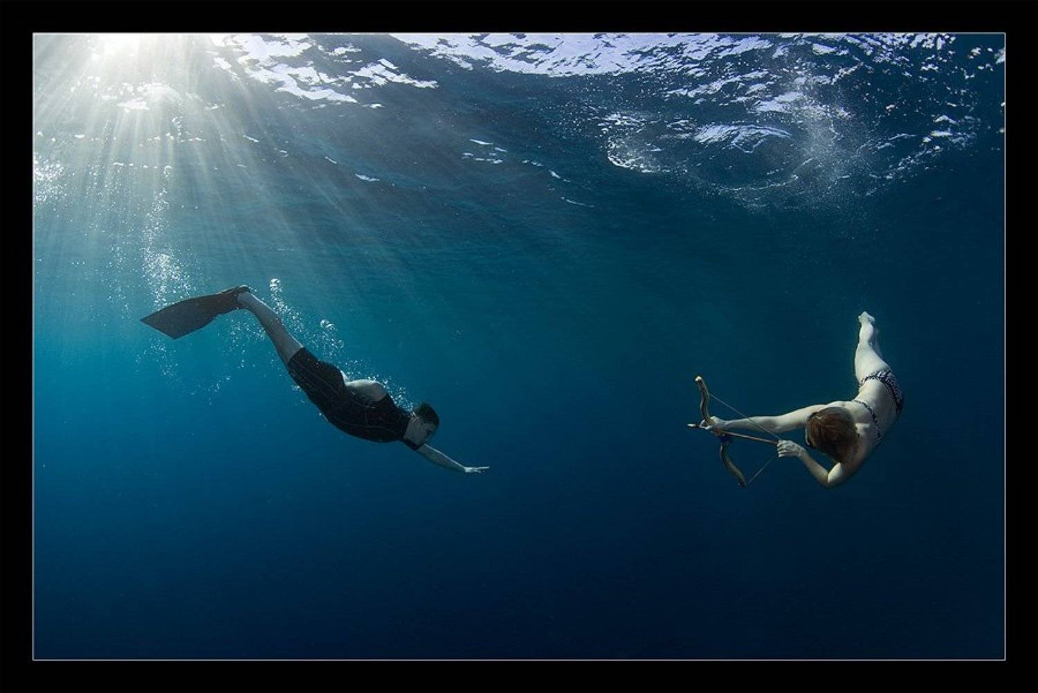 охота,ихтианд,лук,солнце, Нарчук Андрей