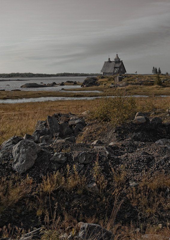 часовня, храм, белое море, кемь, соловки Непростая дорога к храму фото превью