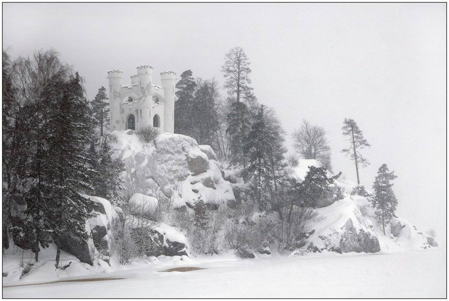 питер, прак, зима, монрепо, снег, метель, финский, залив, Григорий Иващенко