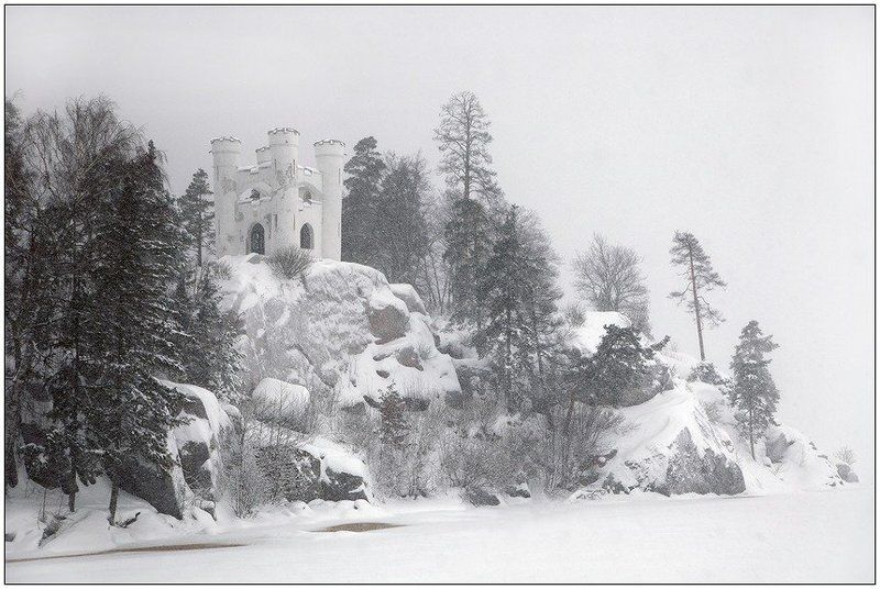 питер, прак, зима, монрепо, снег, метель, финский, залив Монрепо фото превью