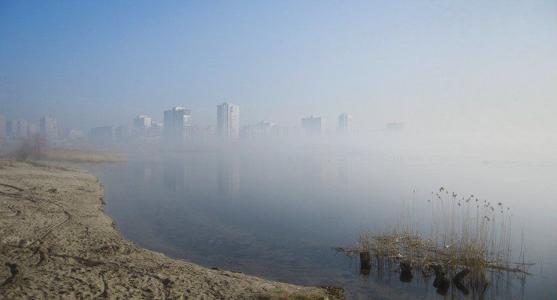 утро туманное ,зарождение нового дня... фото превью