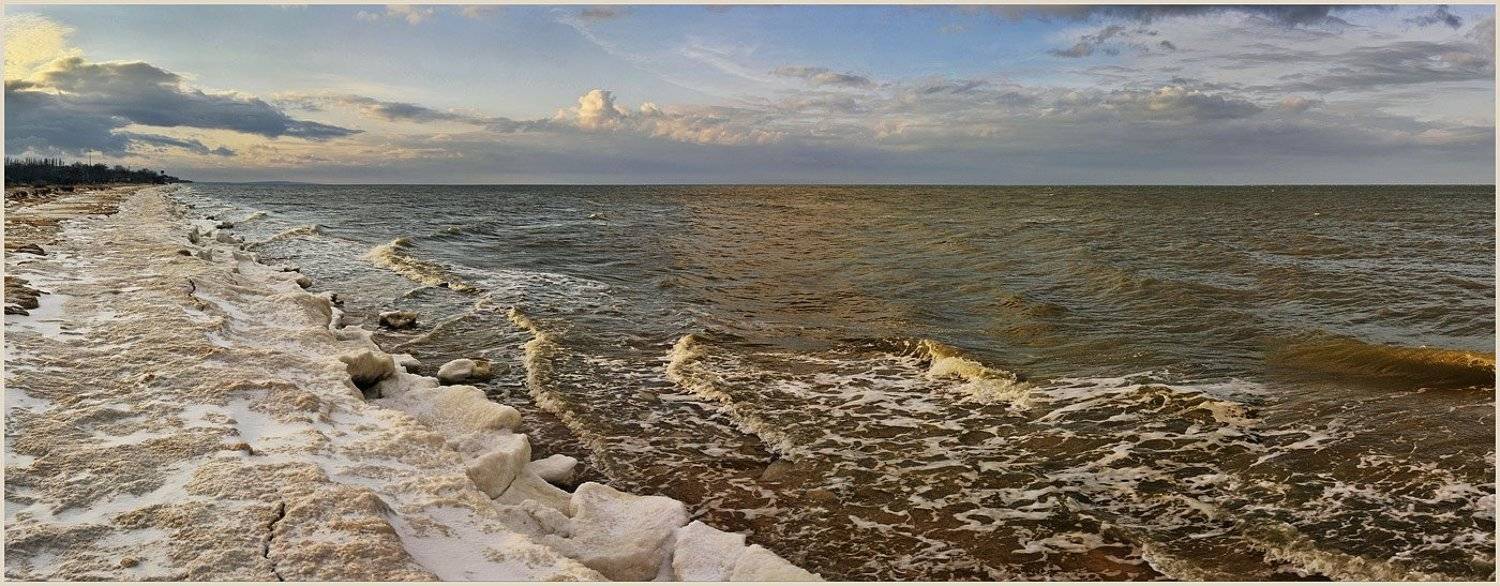 азовское, море, зима, Борис Пирог