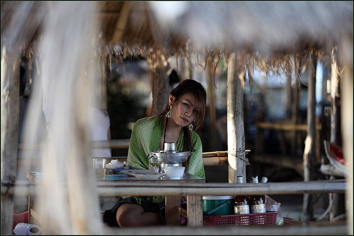 таиланд, чианг май, девушка, обед,, пиво, Ханмурзин Павел