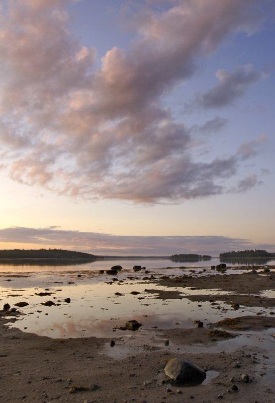 Белая ночь на Белом море фото превью