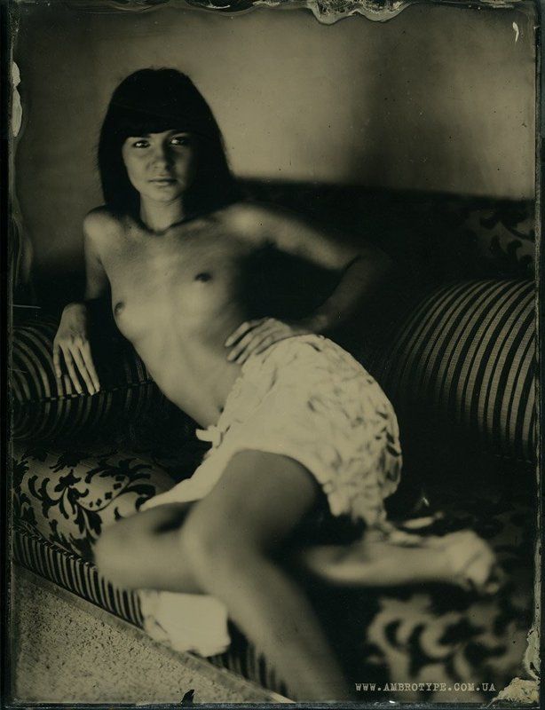ambrotype, Art nude, collodion, Fine art, Vladimirvork, wet plate, амбротип, мокрый коллодий. Ambrotype, 18x24 фото превью