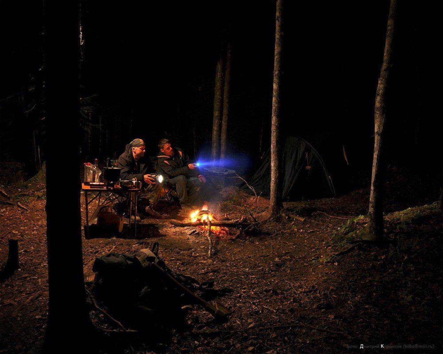 лес, терней, приморье, туристы, костёр, ночь, дмитрий, корнилов, северные, земли, Дмитрий Корнилов
