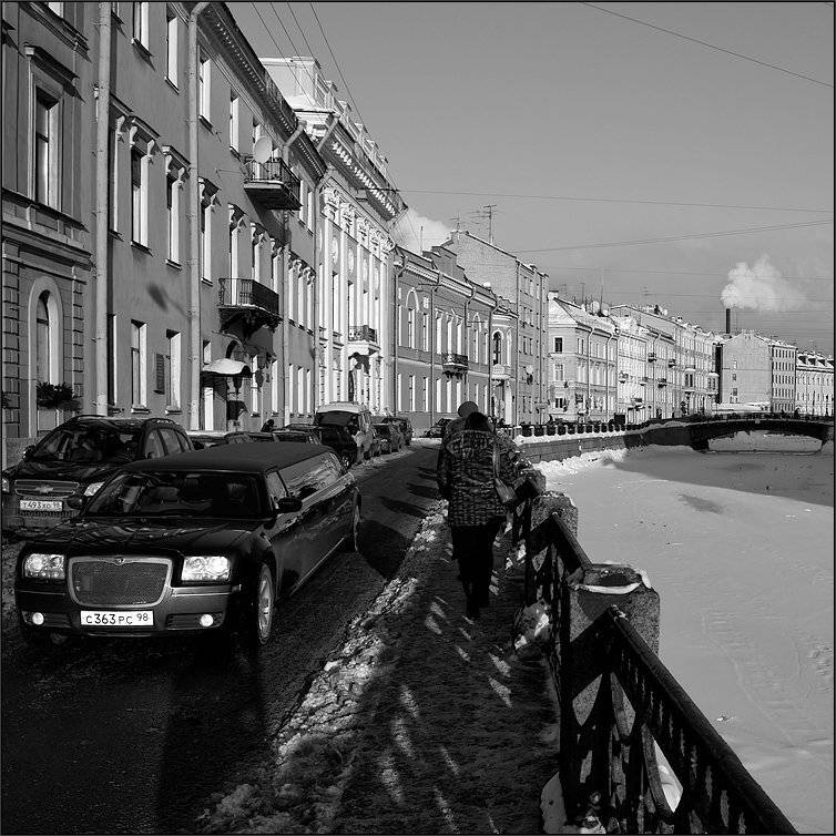 петербург, центр, мойка, xxi век, чб, Kirill Shapovalov