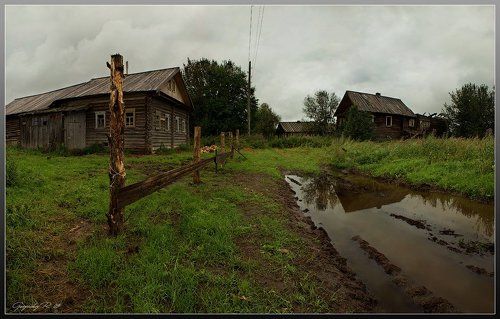 пройтись по деревенской улочки ( в цвете)