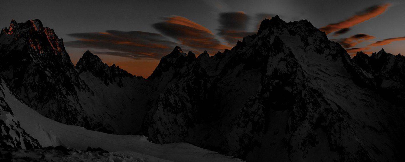 домбай, , , горы, , кавказ, , , закат, фёдор