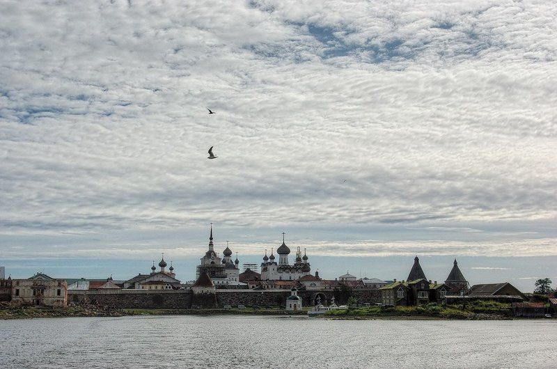 соловки, небо, облака, монастырь Соловецкое небо. фото превью