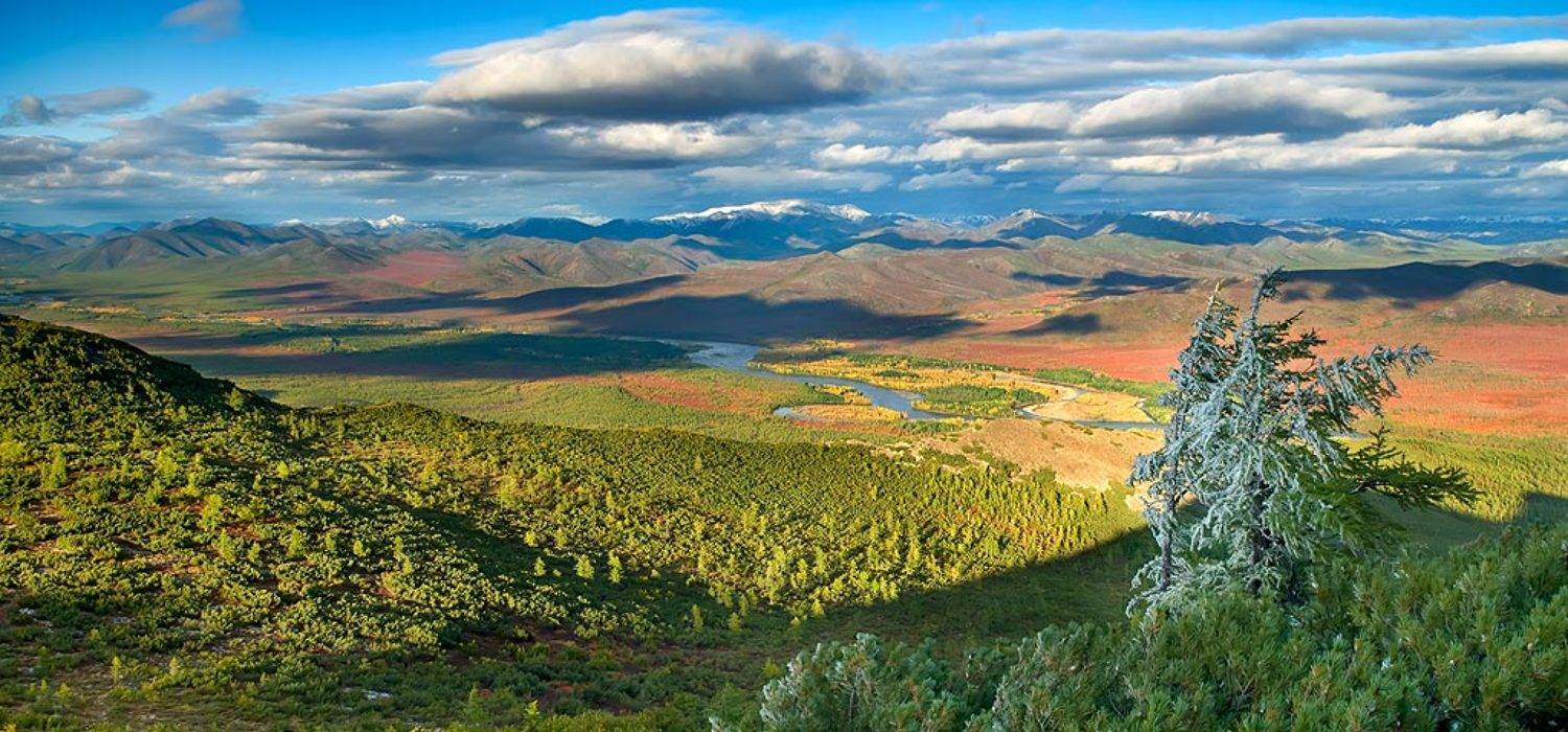 буюнда, сплав, река, осень, паводок, сопки, оледенение, снег, Ворон