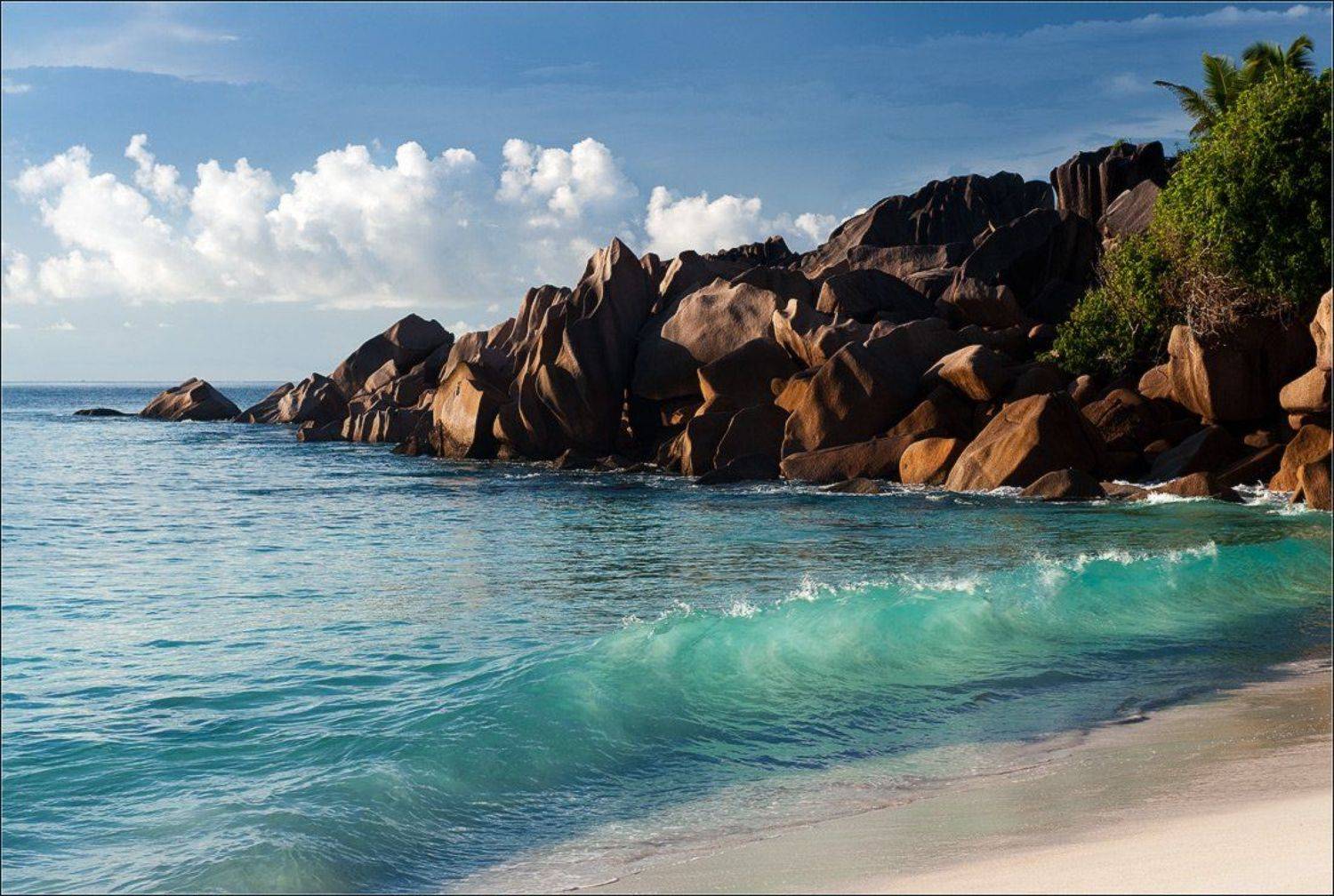 Вода, гранд анс, Камни, ла диг, Море, Океан, Пейзаж, Пляж, Природа, сейшелы, Скалы, Александр Константинов