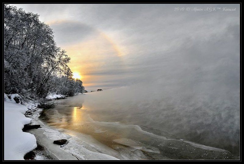 вуокса, vuoksa, светогорск, выборг, река, пар, испарения Фантасмагория фото превью
