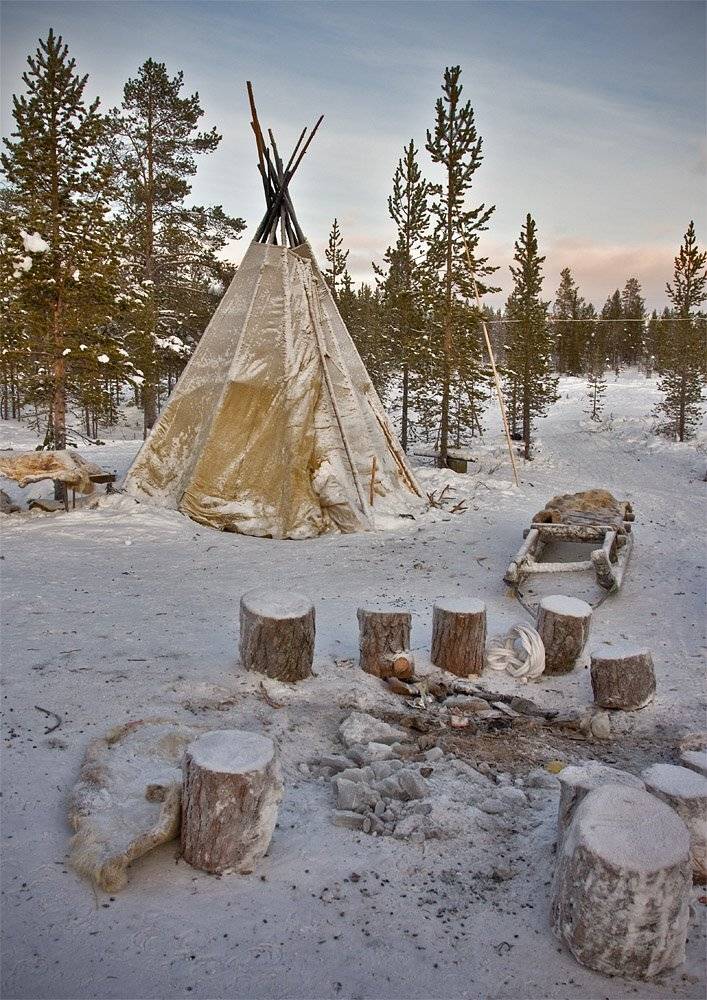 север, кольский, полуостров, чум, locus