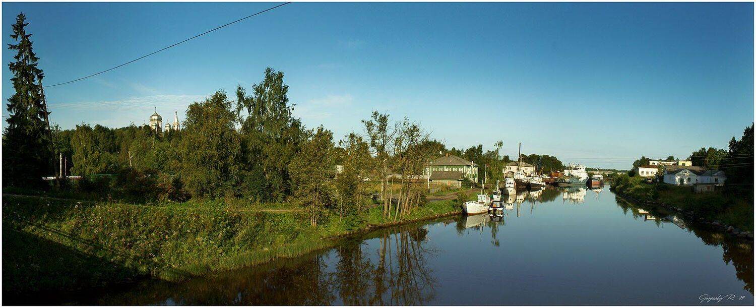 утро,вытегра,река,берег, Roman Goryachiy