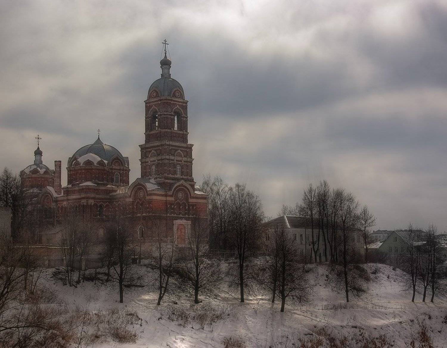 собор, церковь, весна, прошлое лето