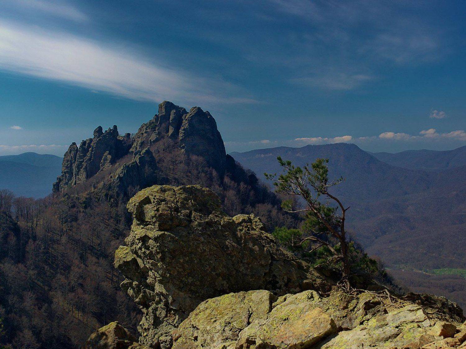 горы, кавказ, г.индюк, скалы, туапсинский, р-он, фёдор