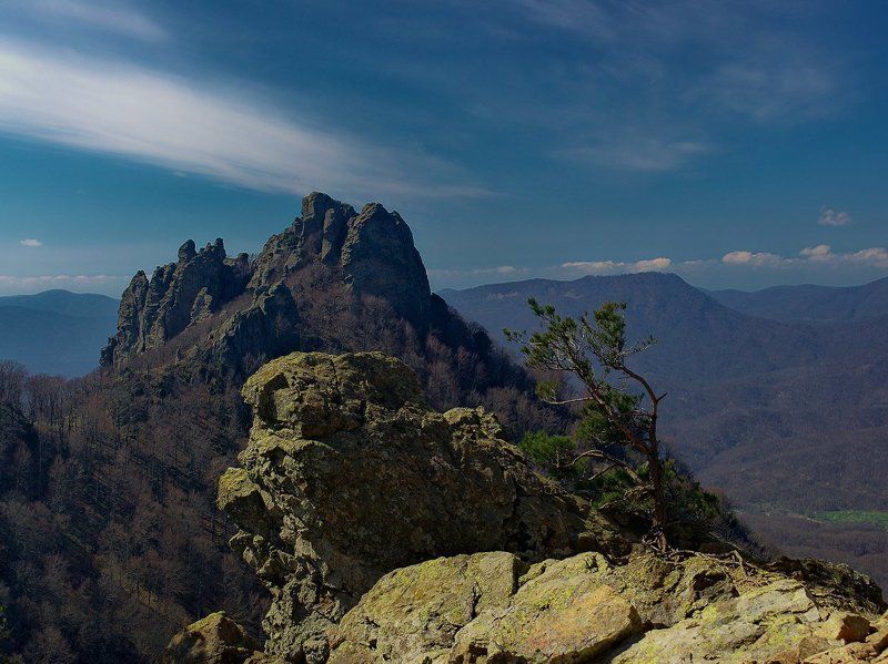 горы, кавказ, г.индюк, скалы, туапсинский, р-он г. Индюк фото превью