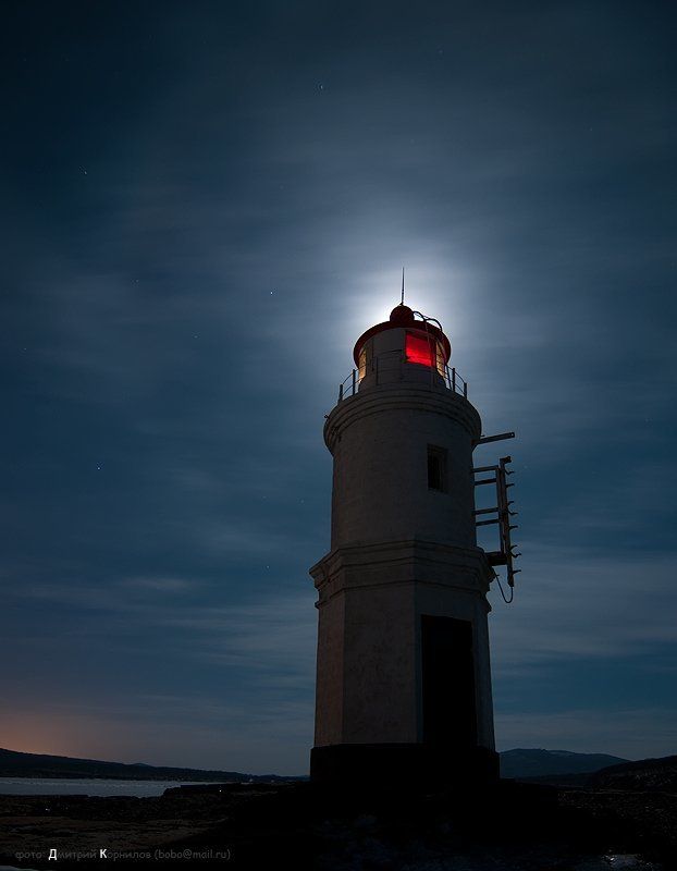токаревский, маяк, вадивосток, приморье, северные, земли Ночью все маяки серые. ) фото превью