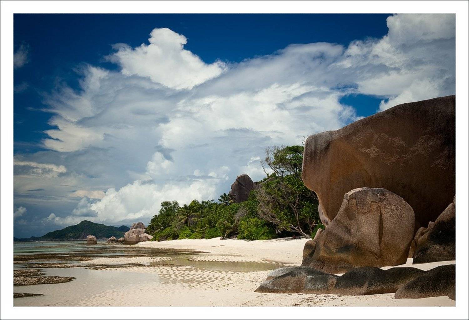 ла диг, Море, Небо, Облака, Океан, Пейзаж, Природа, сейшелы, Скала, сурс даржан, Александр Константинов