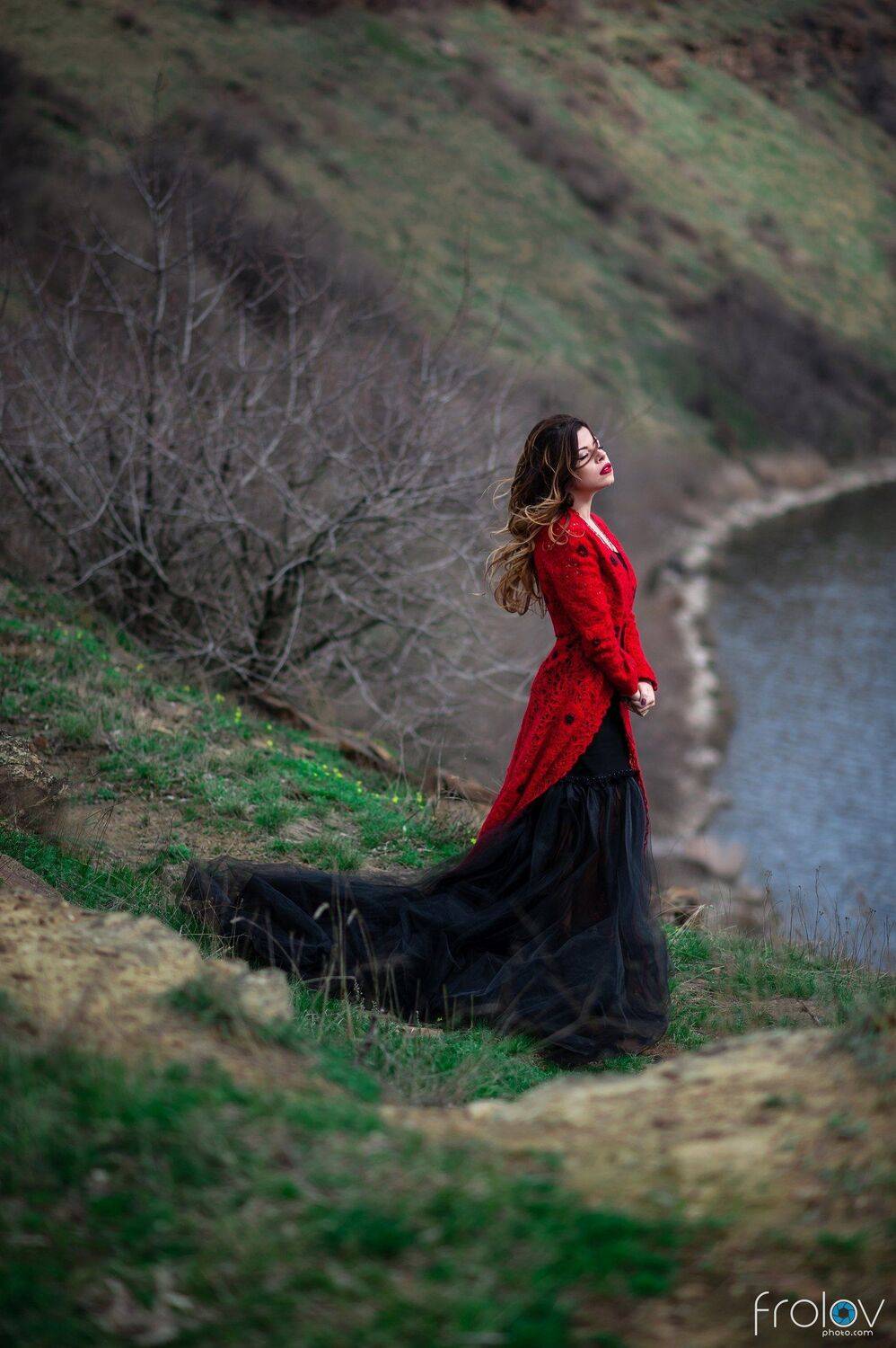 fotofrol, portrait, stones, woman, black, glamour, water, beauty, Сергей Фролов
