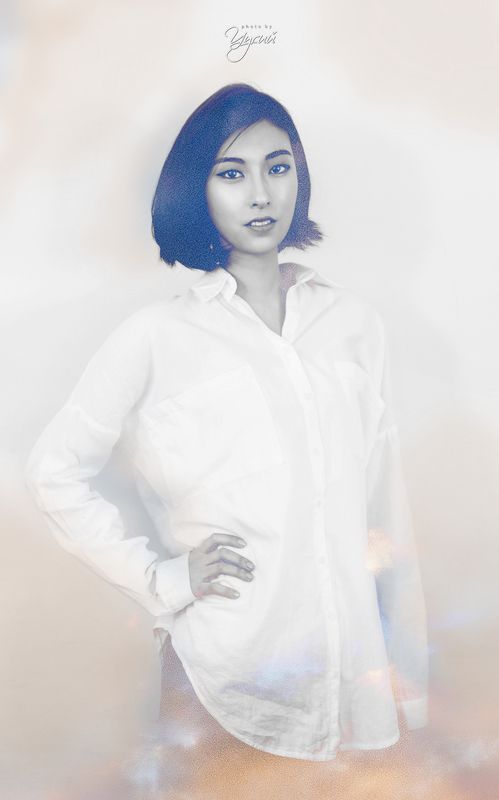 Korean girl portrait фото превью