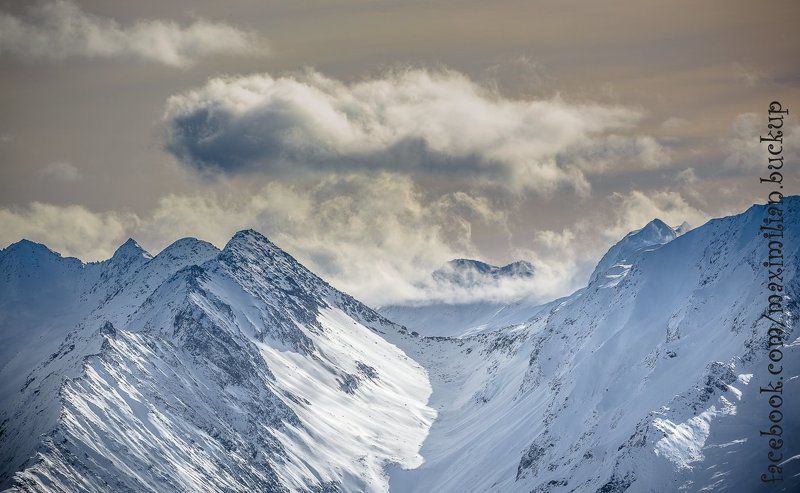 горы, альпы, австрия, тироль, снег, зима, солнце, небо, панорама, вершины Zillertal Arena 2016 фото превью