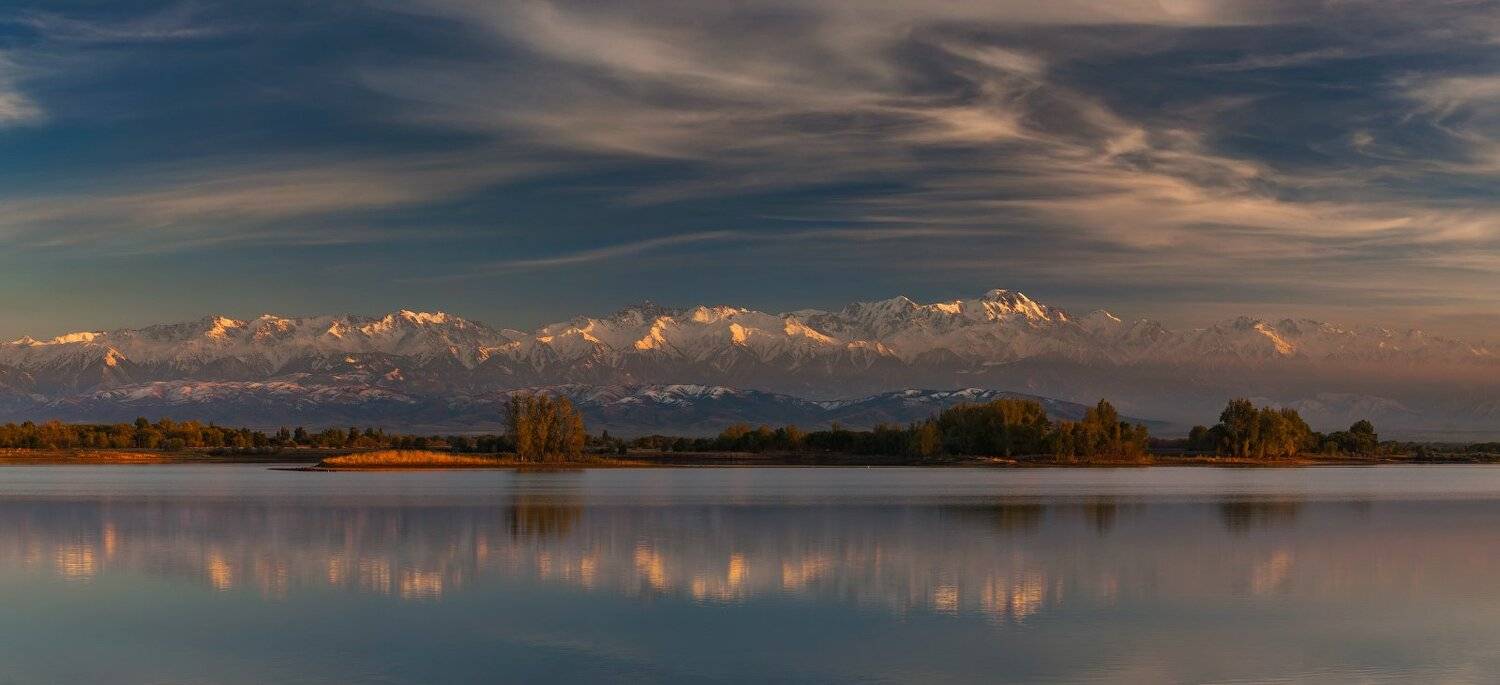 Вечер, Горы, Заилийский алатау, Талгар, Ольга Кулакова