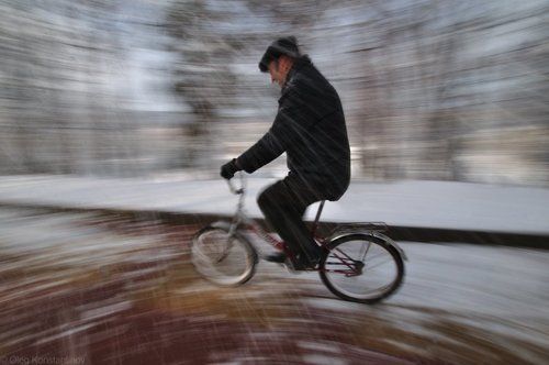 Biking In March