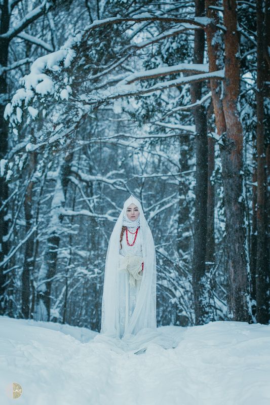 olgalaut портрет лес творческая фотосессия Алина фото превью
