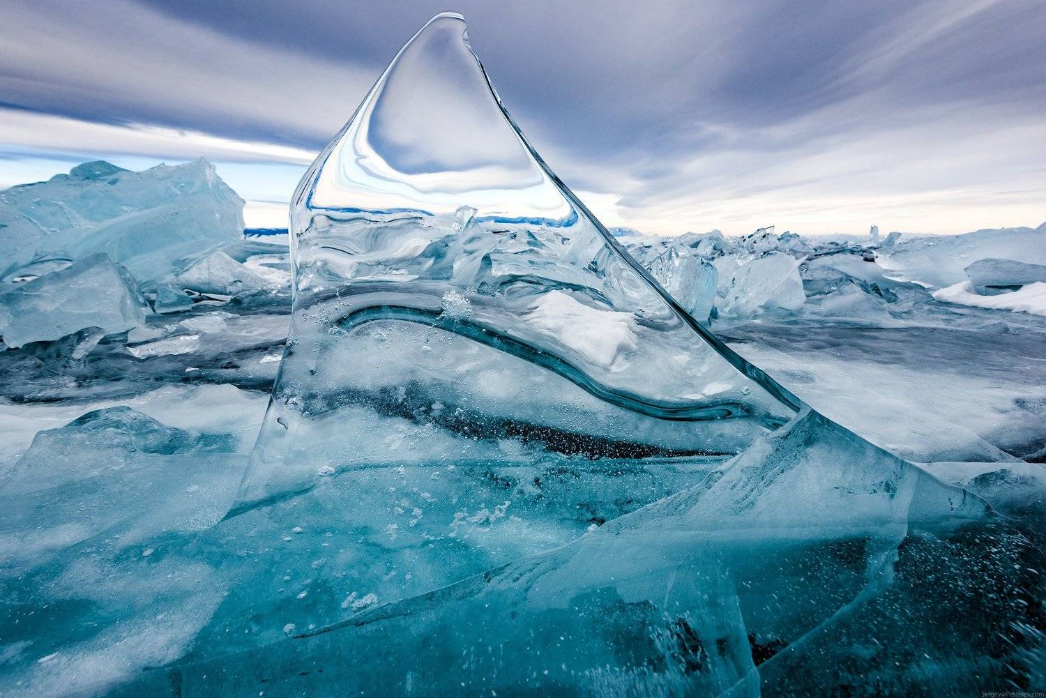 Байкал, Ольхон, зима, лёд, Сергей Пестерев