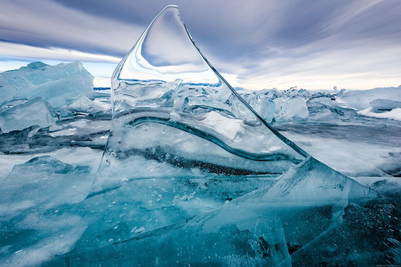 Байкал, Ольхон, зима, лёд Парус фото превью