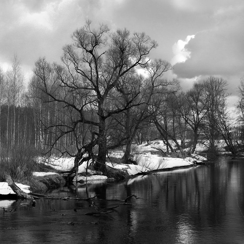 Весна., Пейзаж., Река. \