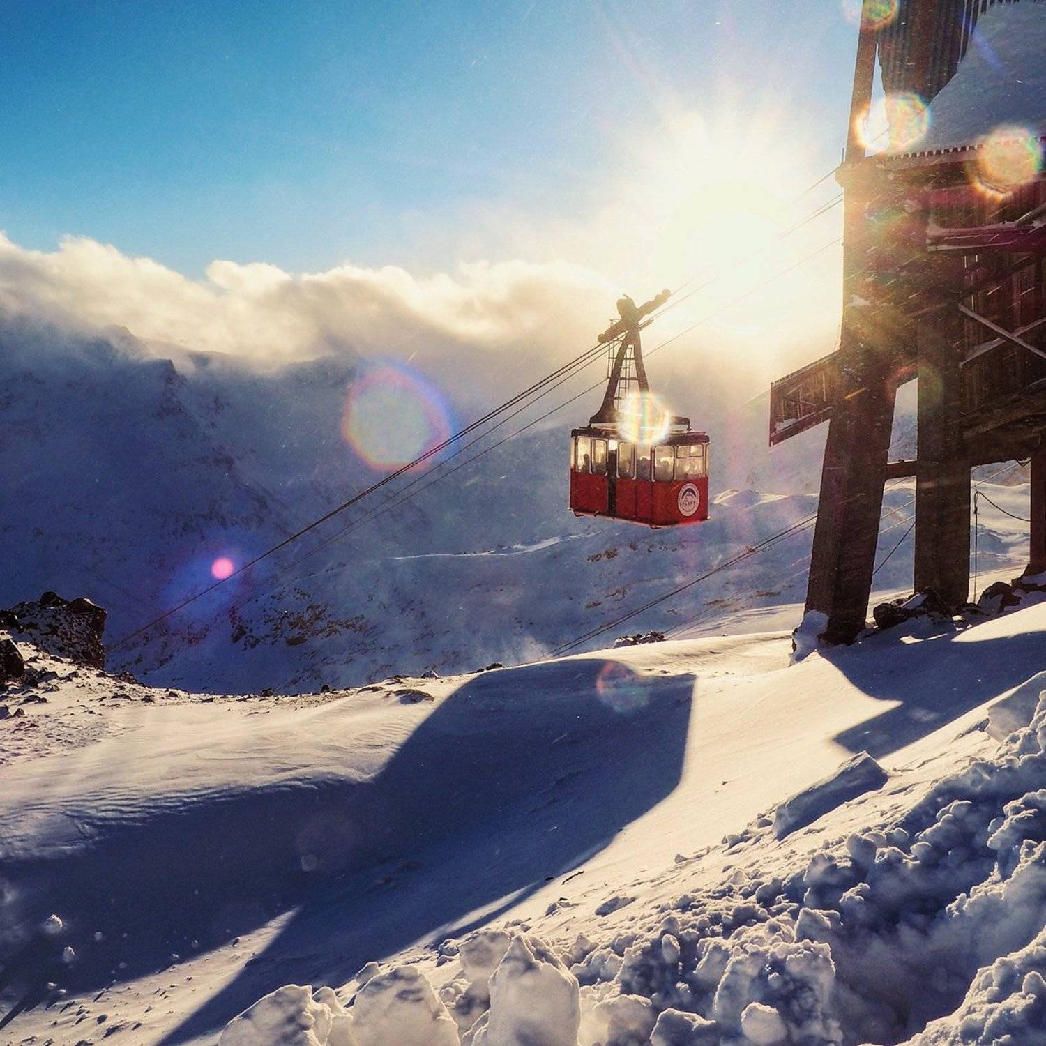 кавказ, зима, приэльбрусье, эльбрус, канатная дорога, cableway, caucasus, winter, elbrus, Осадчая Алеся