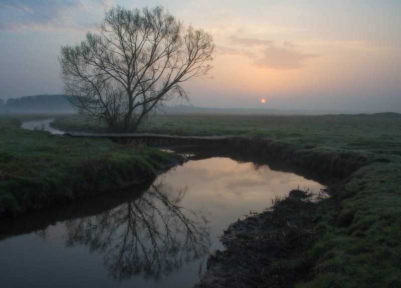 Апрельское утро пейзажиста... фото превью