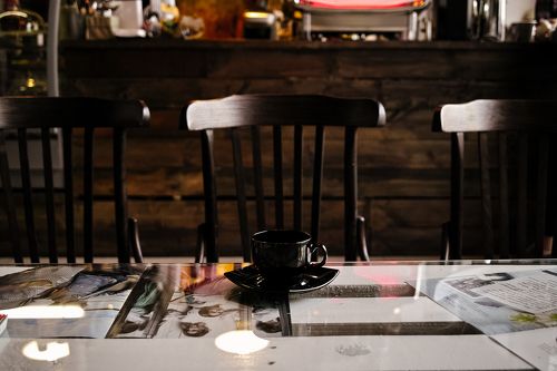 Black cup