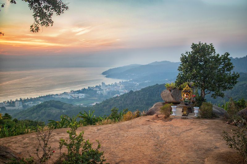 Таиланд, Пхукет, Закат Somwhere  фото превью