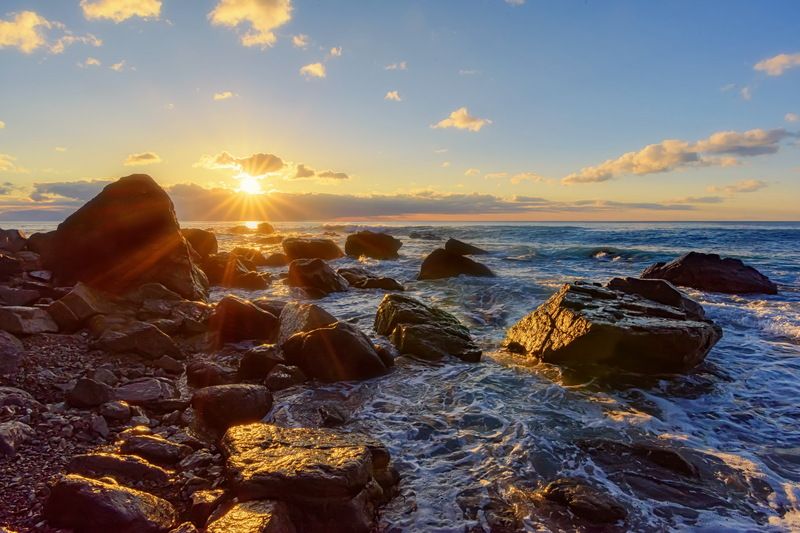 море, восход, клоково Солнце взошло... фото превью