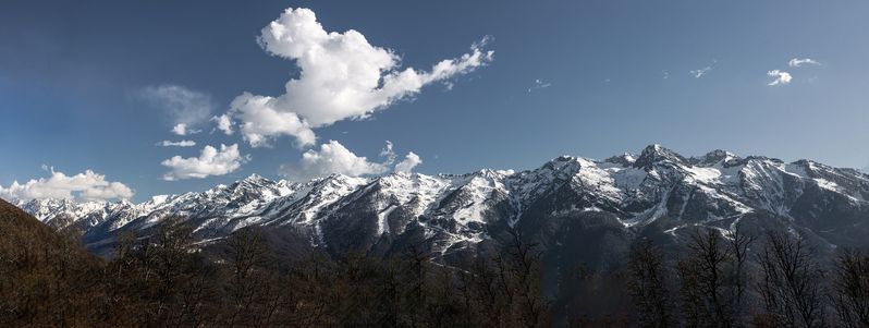 #горы #небо #природа #сочи #облака Кавказские горы фото превью